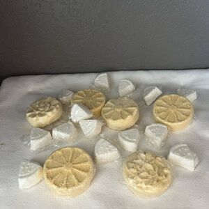 Custom Set of shower steamers, menthol with scent.